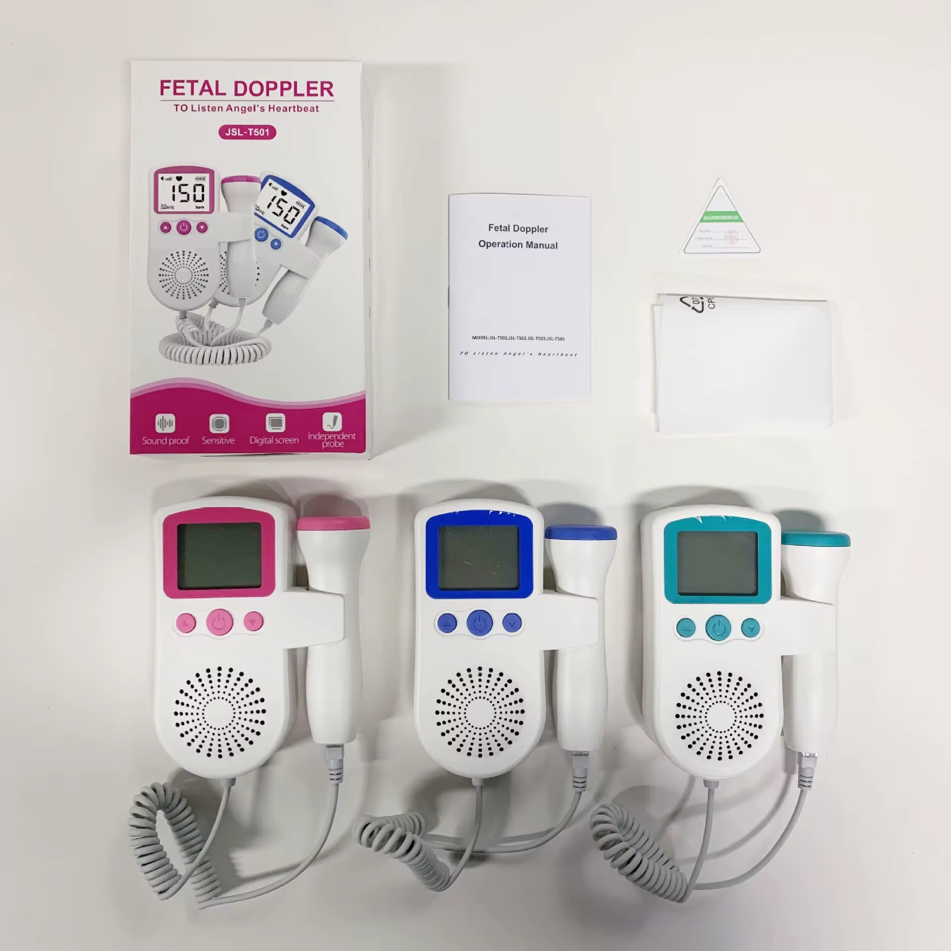 Doppler fœtal pour écouter le batement et l’évolution de fœtus